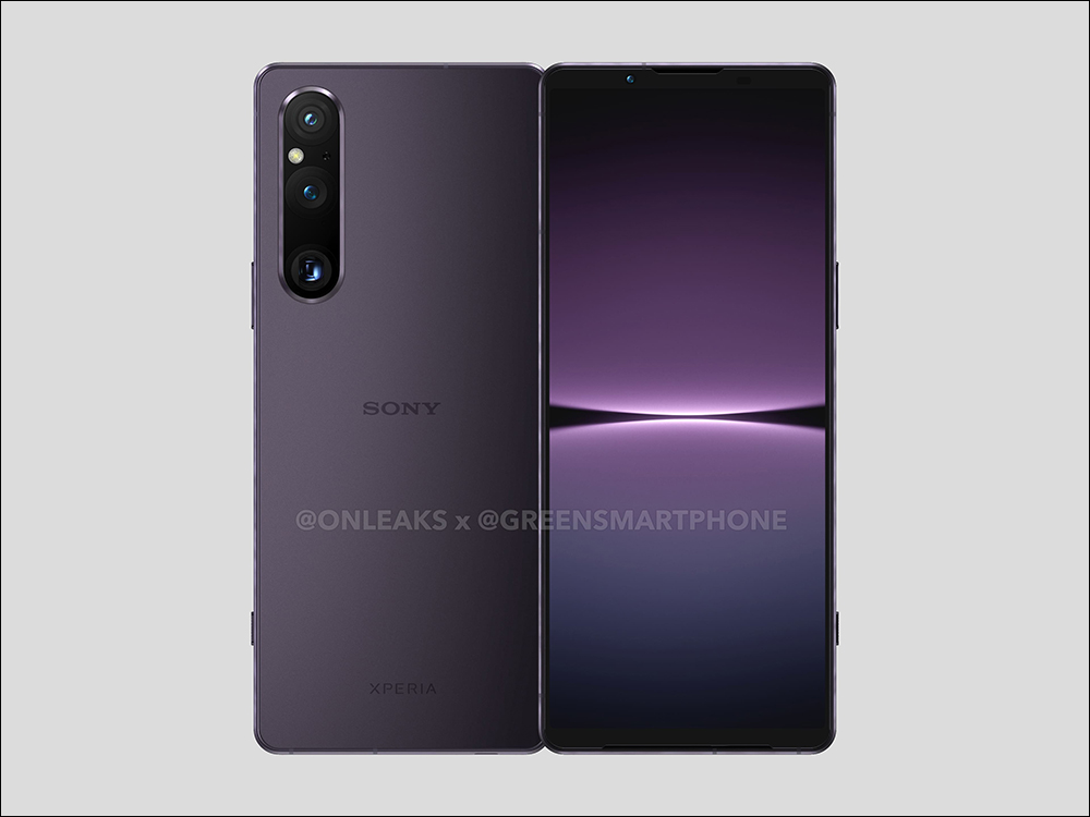 Sony Xperia 1 V 新旗艦，爆料大神釋出首批機身外觀渲染圖 - 電腦王阿達