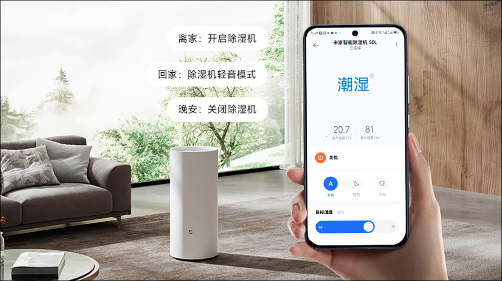 小米米家智慧除濕機 50L 推出，具備 50L 日除濕量、配備 7L 大容量水箱 - 電腦王阿達