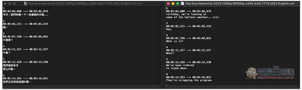 字幕組機翻小助手！一鍵翻譯國外字幕檔成繁體中文，支援 ChatGPT、DeepL、亞馬遜等服務 - 電腦王阿達
