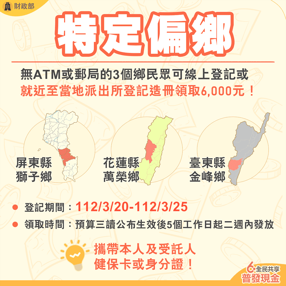 全民共享普發現金官網上線 「登記入帳」前5日採身分證或居留證尾數分流 - 電腦王阿達