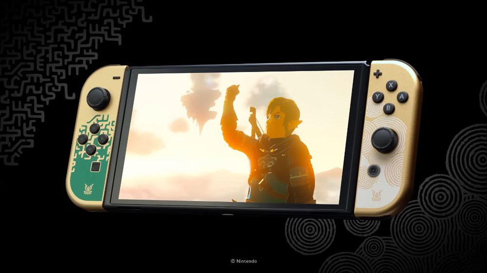 Nintendo Switch OLED 《薩爾達傳說 王國之淚》 特仕版確認發售，還有系列周邊超美登場 - 電腦王阿達