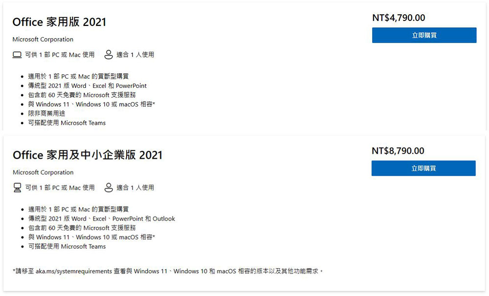 Microsoft 365 與 Office 2021：差別在哪裡？該選哪一種？(同場加映：免費替代方案） - 電腦王阿達