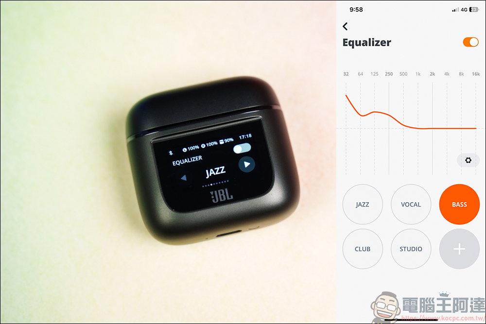 JBL Tour Pro 2 開箱：創新大膽的設計，讓真無線藍牙耳機有了觸控螢幕操作功能 - 電腦王阿達