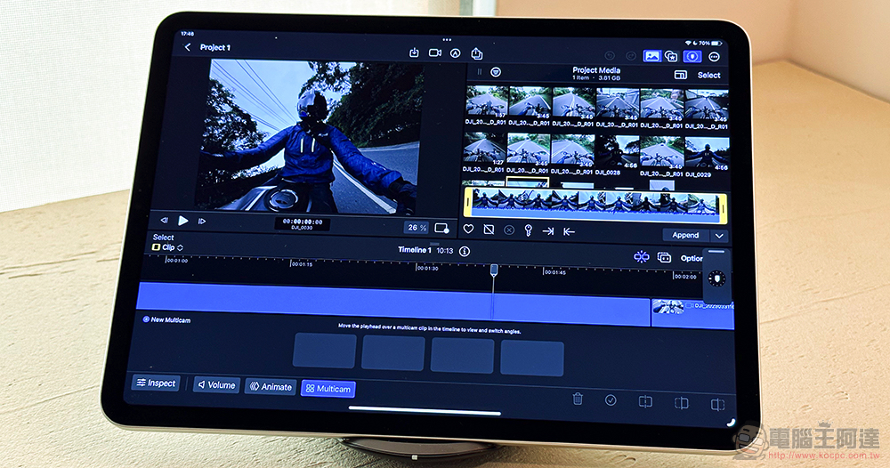 iPad 版 Final Cut Pro 使用心得