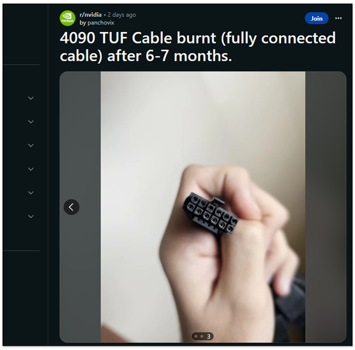 NVIDIA RTX 4090 的 16Pin 電源線又燒毀了，國外傳出最新 3 個案例 - 電腦王阿達