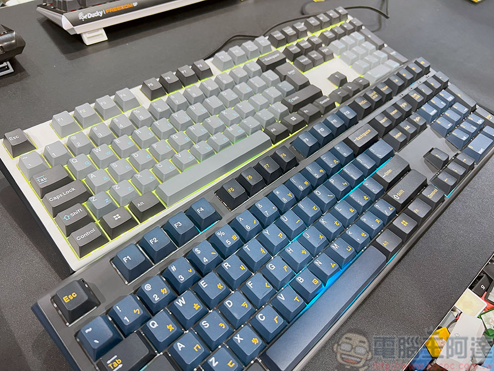 Ducky 展出首款四模機械鍵盤、8K 鍵鼠與 ProjectD 客製化鍵盤模組 - 電腦王阿達