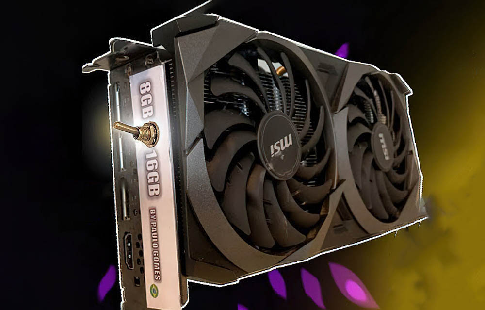 國外有人將 RTX 3070 魔改成具有 8GB、16GB 記憶體實體切換開關，隨時更改想用的容量 - 電腦王阿達