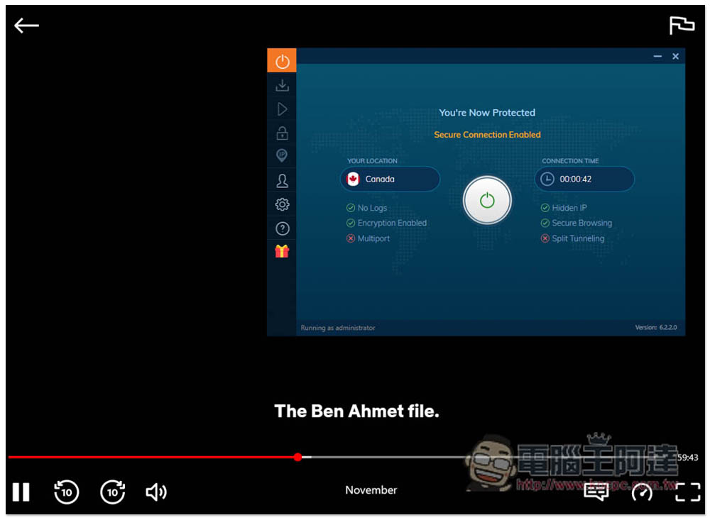 可看超過 7 國 Netflix 隱藏影片的 VPN 推終身方案，只需 60 美金一次買斷 - 電腦王阿達