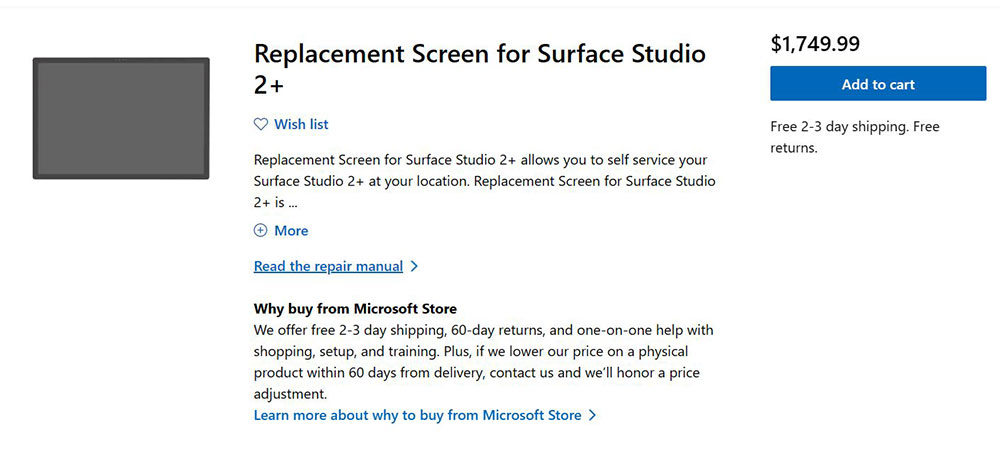 微軟開始在自家網站販售Surface Pro、Laptop 與 Studio自行維修零件 - 電腦王阿達