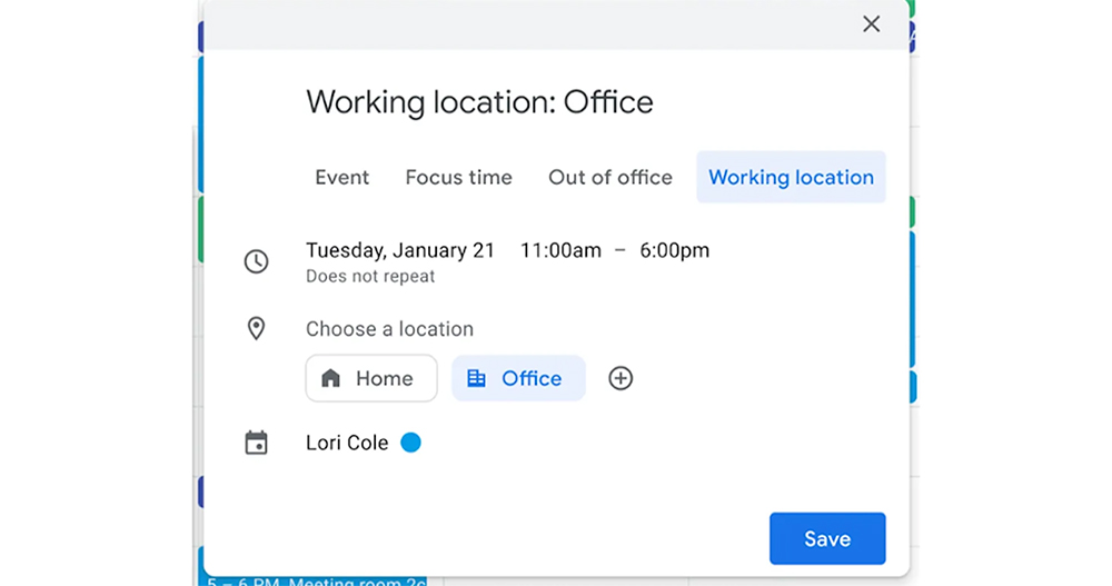Google 日曆新增上班地點快速設定，貼心提供包括辦公室與居家地點等額外選項 - 電腦王阿達