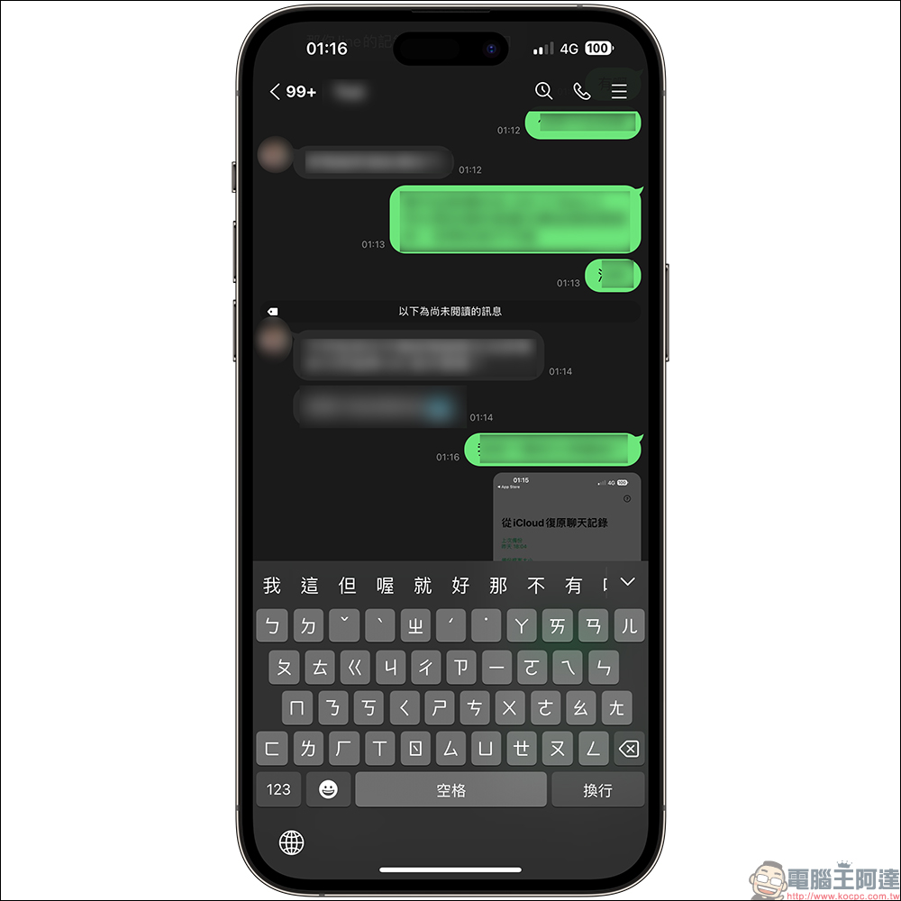 LINE 更新已修正 iOS 17 Beta 文字輸入框 Bug - 電腦王阿達