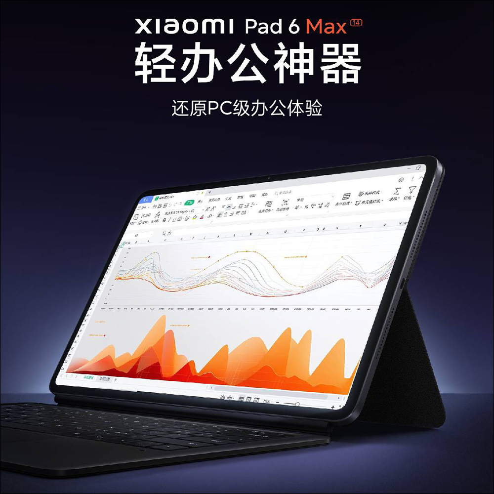 小米 Xiaomi Pad 6 Max 搭載 14 吋超大螢幕、Snapdragon 8+ Gen 1 處理器，將於 8/14 晚間登場 - 電腦王阿達