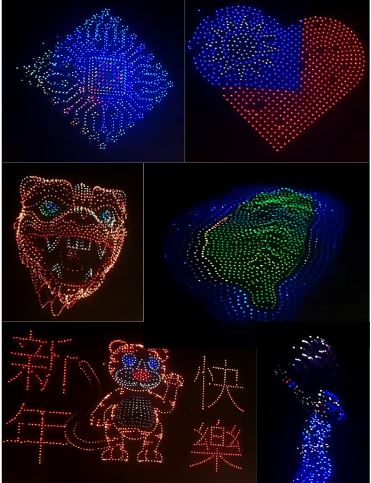 融合科技與藝術：令人難以置信的天空秀，無人機表演震撼上演 - 電腦王阿達