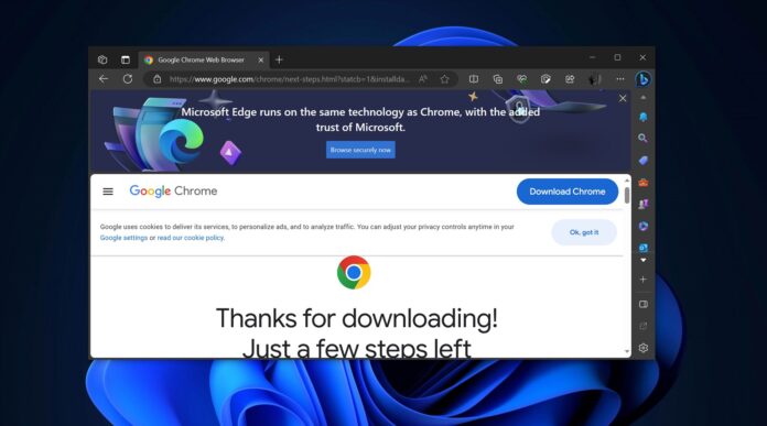 Microsoft Edge 被人發現將 Chrome 安裝檔判定成「潛在有害應用」，不過應該是意外 - 電腦王阿達