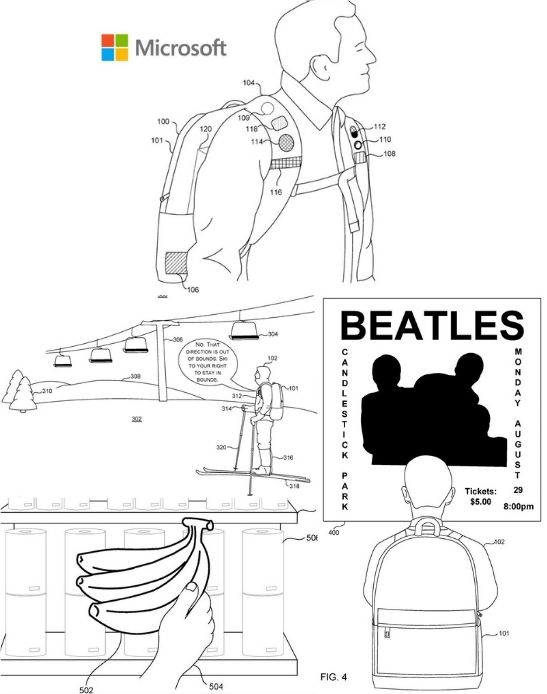 微軟提交專利申請：AI智慧後背包即將來臨，購物、運動、工作都離不開它! - 電腦王阿達