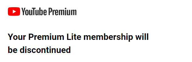 YouTube 即將於10月份起停止提供YouTube Premium Lite服務，現在要看YouTube只剩下乖乖看廣告或乖乖付更多錢兩個選擇 - 電腦王阿達