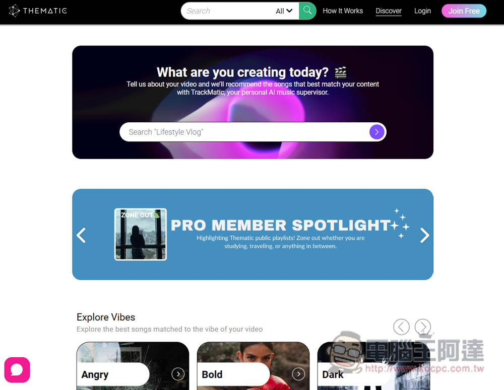 THEMATIC 提供大量免版權配樂、音效，可免費用於 YouTube、社群平台等 - 電腦王阿達