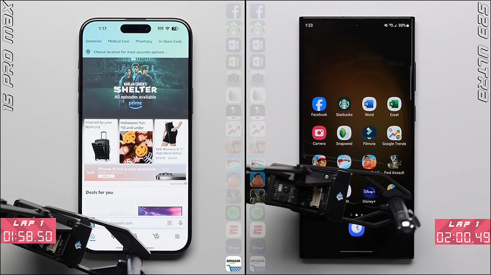 iPhone 15 Pro Max vs Galaxy S23 Ultra 應用程式啟動速度PK - 電腦王阿達