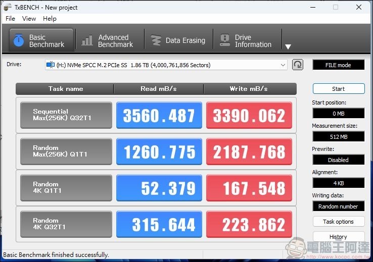 廣穎電通 SP UD90 M.2 2230 2TB SSD 效能測試 - 3