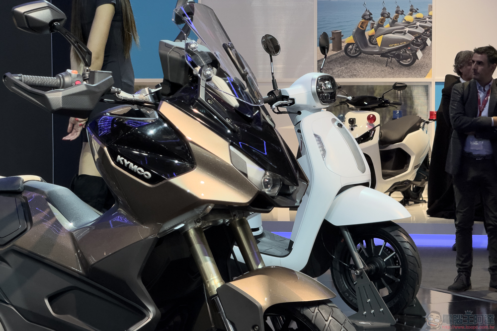 油電超跨界！KYMCO 米蘭車展推 ADV 概念重車 CV-L6，還有超耐重換電物流車款 i-Tuber - 電腦王阿達