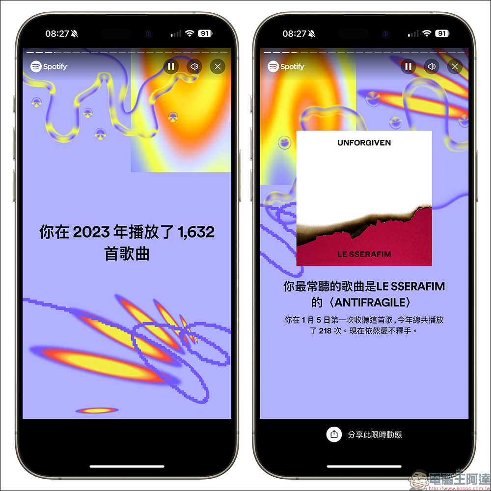 Spotify 2023 年度總回顧出爐！檢視今年自己最愛的藝人、最常聽歌曲 - 電腦王阿達