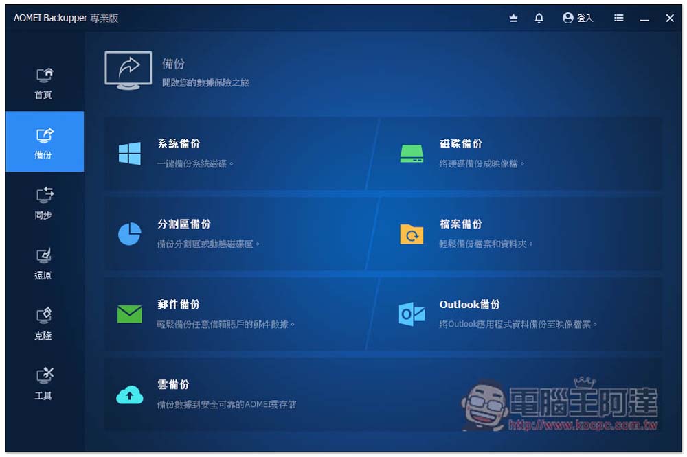 AOMEI Backupper Pro 限免！最好用的 Windows 系統備份、同步、克隆硬碟軟體 - 電腦王阿達
