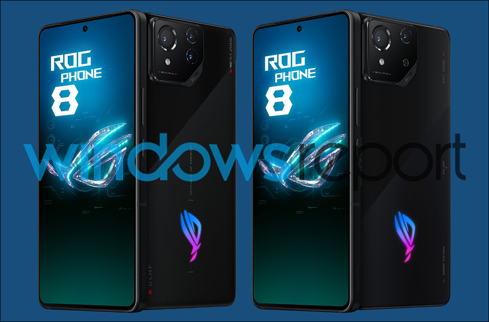 ROG Phone 8 系列外觀渲染圖曝光：預計搭載 Snapdragon 8 Gen 3 處理器，官方自曝將改採挖孔式螢幕 - 電腦王阿達