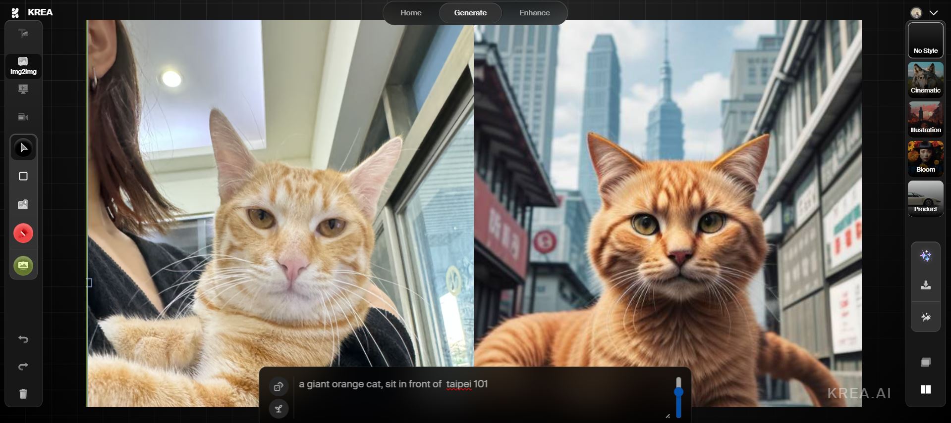 krea.ai :可以手繪或上傳圖片來生成新的圖片的免費萬能 AI 繪圖網站 - 電腦王阿達