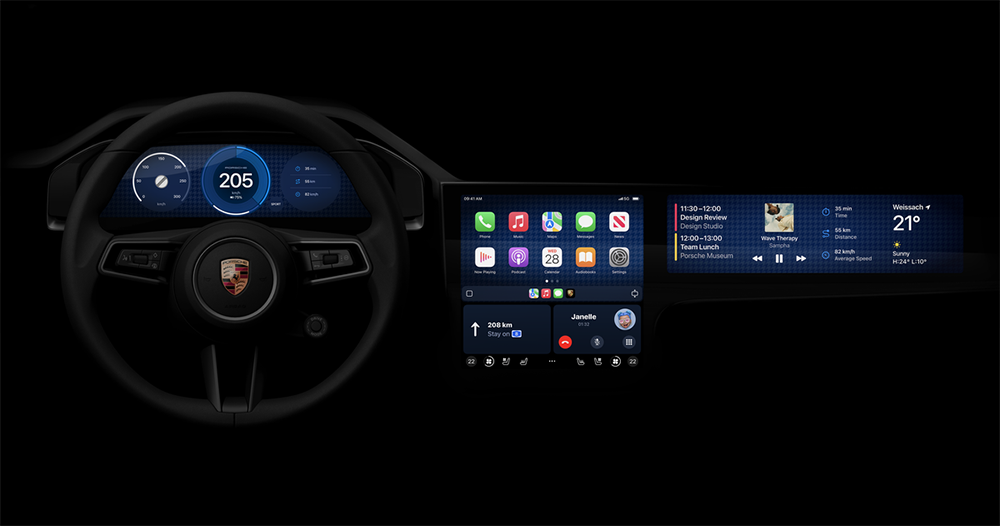 來了！新世代 Apple CarPlay 確認將登保時捷與 Aston Martin 車款 - 電腦王阿達