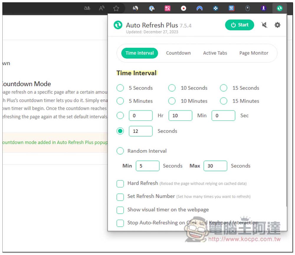 Auto Refresh Plus 搶票、搶商品好幫手，自動定時重新整理網頁 - 電腦王阿達