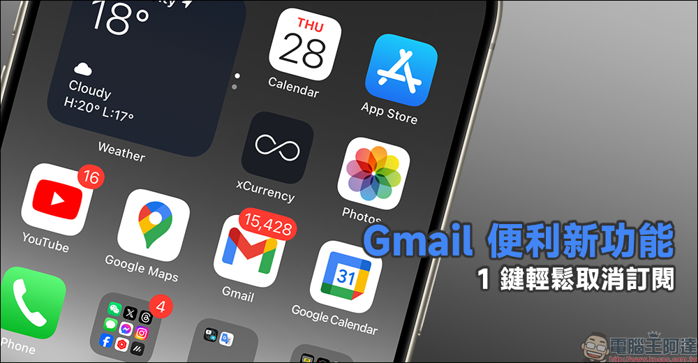 Gmail 便利新功能默默推出：1 鍵輕鬆取消訂閱！和惱人廣告信說掰掰 - 電腦王阿達