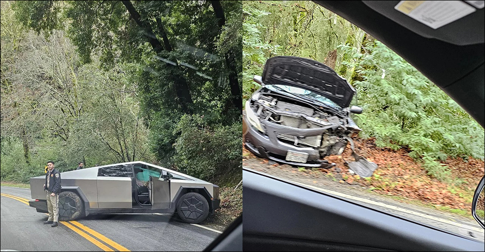 特斯拉 Tesla Cybertruck 全球首撞？與 Toyota 神 A 對撞，雙方駕駛皆輕傷 - 電腦王阿達