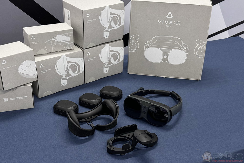 結合臉部與眼部追蹤！HTC VIVE XR Elite 全臉追蹤器「動臉玩」 - 電腦王阿達