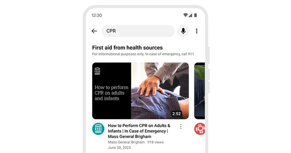 YouTube 將針對緊急救護類影片優先排序醫療機構的內容