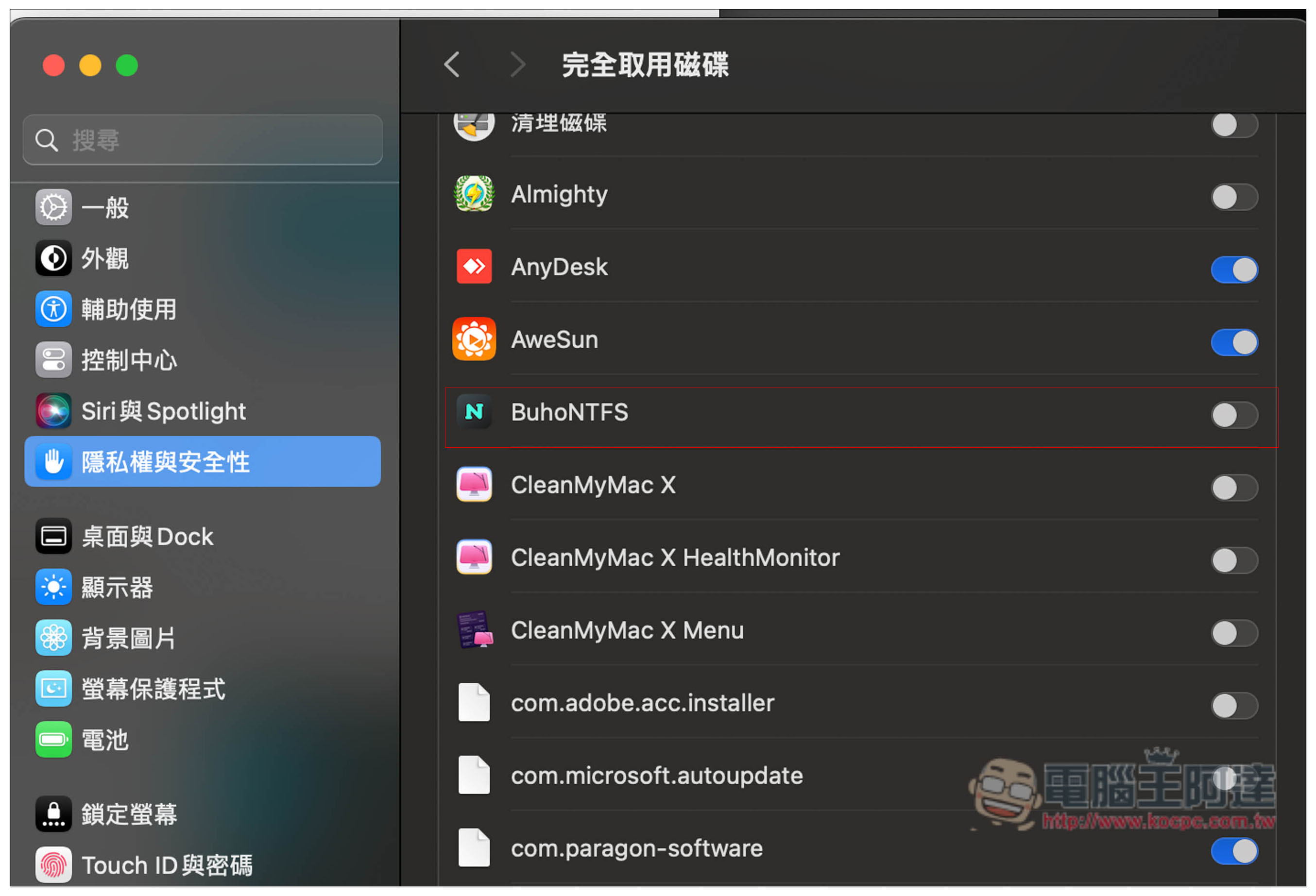 BuhoNTFS 終身版限免！讓 Mac 也能讀寫 NTFS 硬碟，Intel/M 系列都支援 - 電腦王阿達