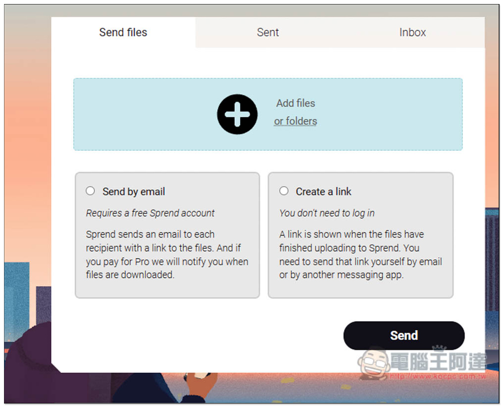 Sprend 單次最大支援 2GB、檔案保存一星期的免費網路傳檔服務 - 電腦王阿達