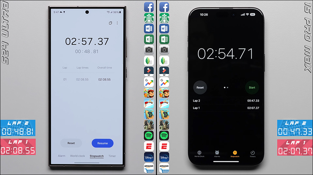 三星 Galaxy S24 Ultra 與 iPhone 15 Pro Max  應用程式啟動速度對決實測！ - 電腦王阿達