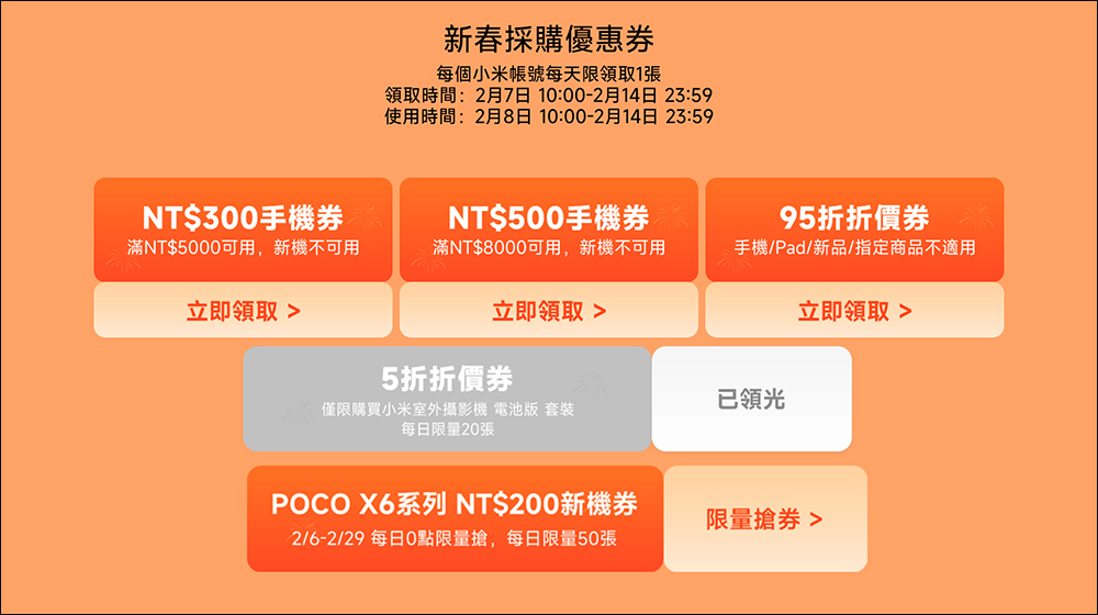 2024 小米新春採購祭來了！熱賣商品優惠折抵，省上加省（優惠懶人包） - 電腦王阿達