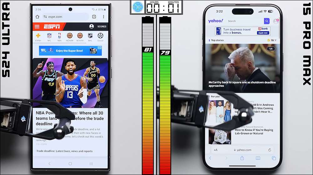 iPhone 15 Pro Max 與三星 Galaxy S24 Ultra 電池續航PK，誰更持久？ - 電腦王阿達