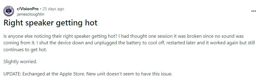Vision Pro 疑似發生災情 許多網友使用數日後發生右側揚聲器故障問題 - 電腦王阿達