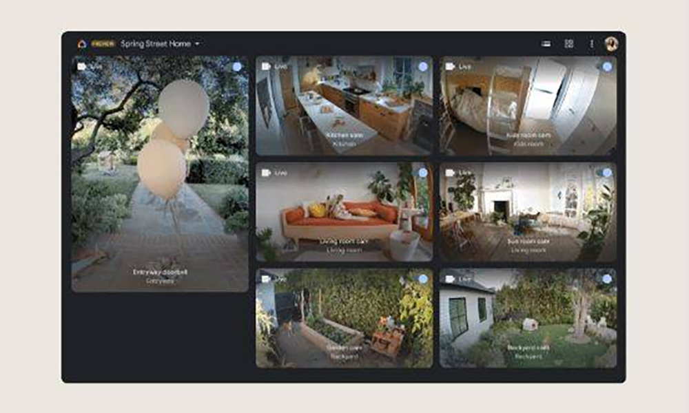 Google Home 網頁版針對監視器功能帶來重大更新
