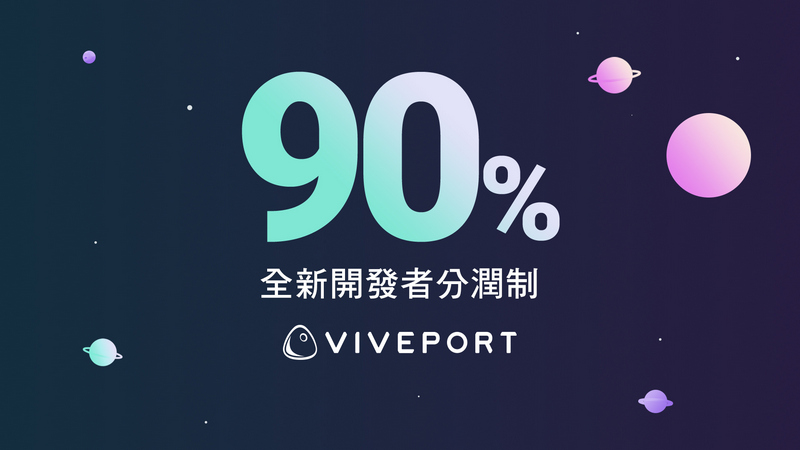 HTC 全力支持 XR 生態圈內容發展 VIVEPORT 宣布 4 月起推出領先業界 90% 收益分潤率 - 電腦王阿達