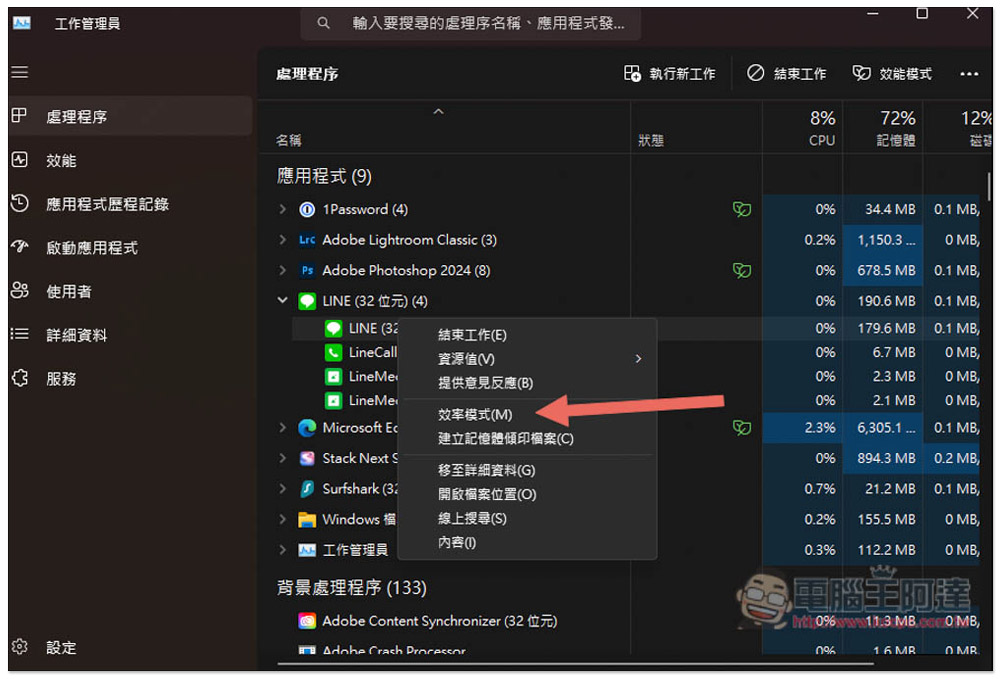 用不慣 Windows 11 新版工作管理員嗎？教你怎麼打開隱藏的舊版本 - 電腦王阿達