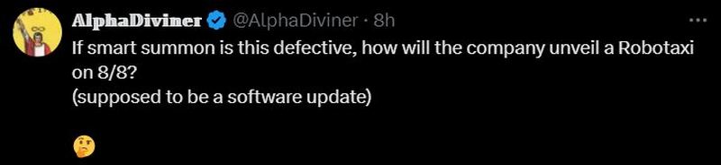 國外多位特斯拉車主反映智慧召喚 Smart summon 出現問題 對 8 月 8 日是否能推出 Tesla Robotaxi 感到質疑 - 電腦王阿達