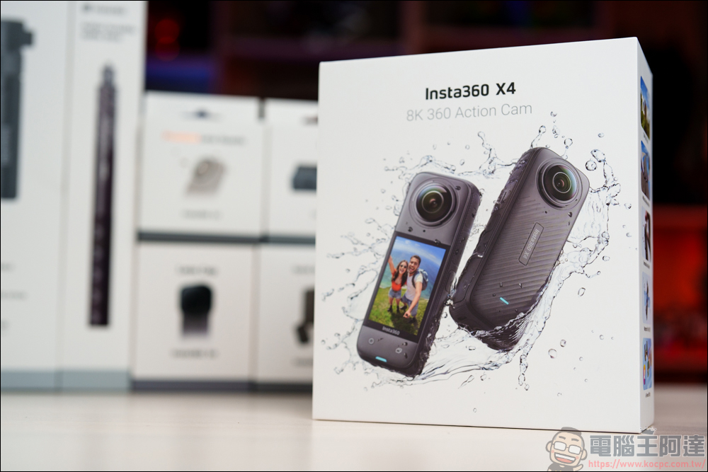 Insta360 X4 開箱動手玩：首款真 8K 全景運動相機，畫質全面提升 - 電腦王阿達