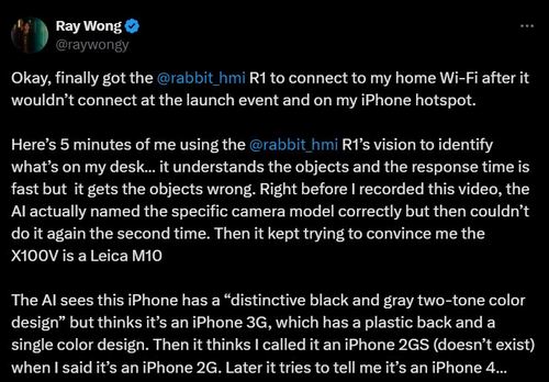 Rabbit R1 是否能成為 iPhone 殺手？網友實測結果大公開 - 電腦王阿達