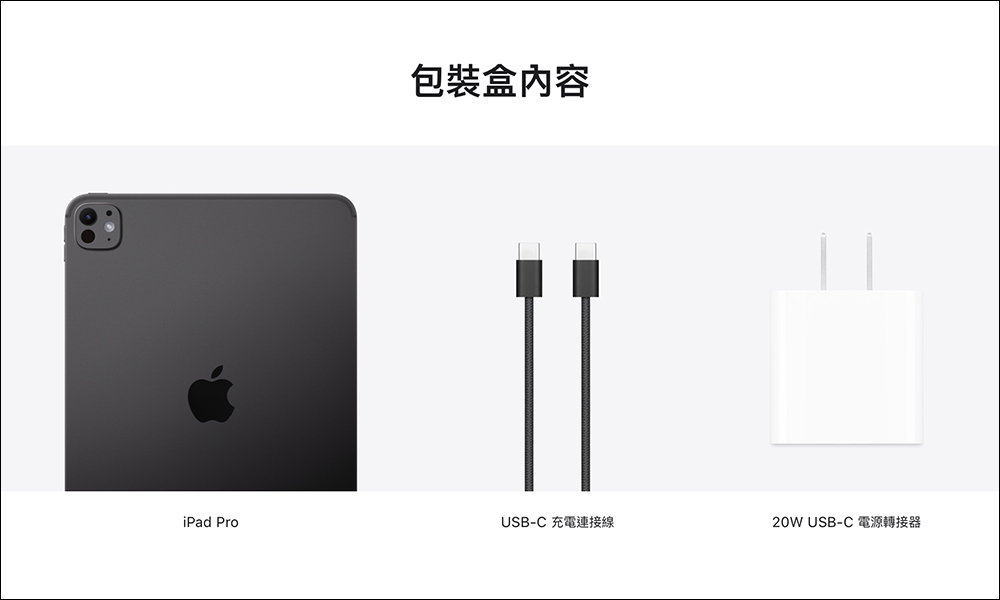 響應環保，全新 iPad Air 與 iPad Pro 盒裝將不再附贈經典蘋果貼紙，歐洲市場就連 USB-C 充電器也不附 - 電腦王阿達