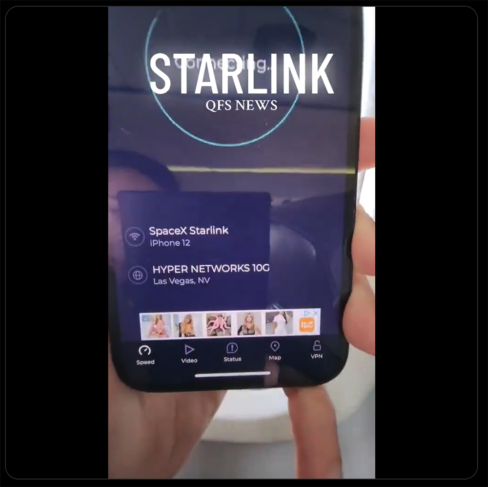 飛機上也能享超狂上網速度的 Starlink 航空版星鏈，有人直接 Speedtest 實測了 - 電腦王阿達