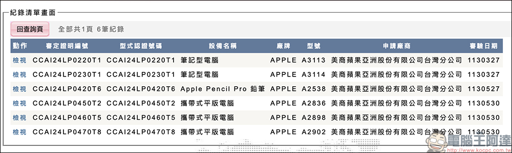 Apple Pencil Pro 在台開賣，最早 6/19 可收到！M4 iPad Pro 與 M2 iPad Air 已通過 NCC 認證，有望於近期發售 - 電腦王阿達