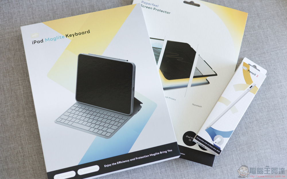 M4 iPad Pro 與 M2 iPad Air 開箱！同場加映：超高 CP 值 eiP Maglite Keyboard 2 與 Pencil 2 搭配心得 - 電腦王阿達